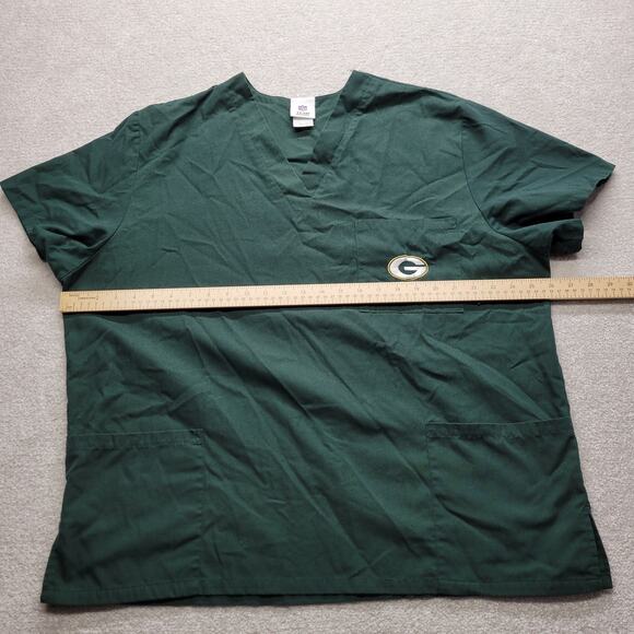Team NFL Green Bay Packers Unisex Scrubs Men's Size Large - Picture 4 of 6